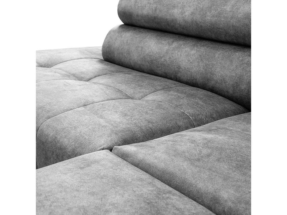 WOHNLANDSCHAFT Sorento U mit Schlaffunktion hellgrau