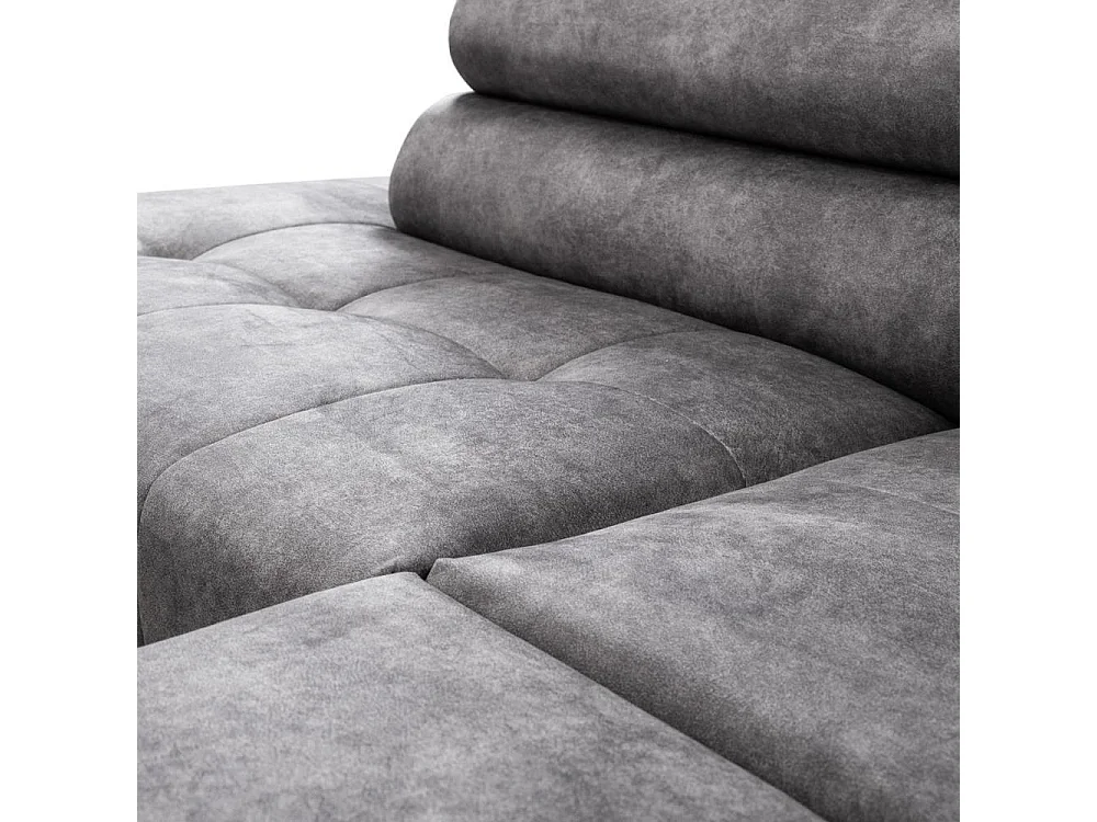 CANAPE Sorento U avec fonction sommeil gris