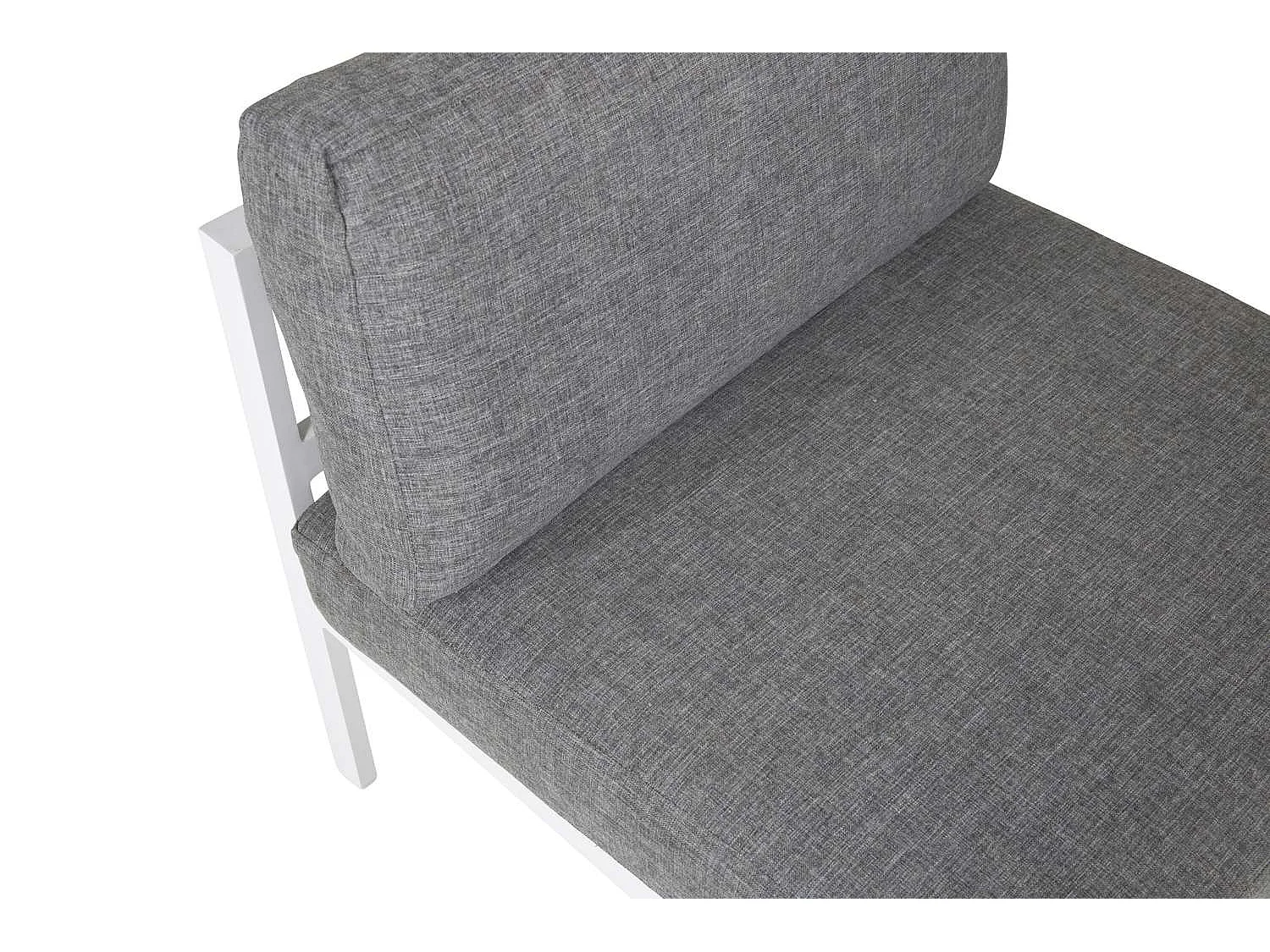 Module Canapé de Jardin "Copacabana" 74cm Blanc