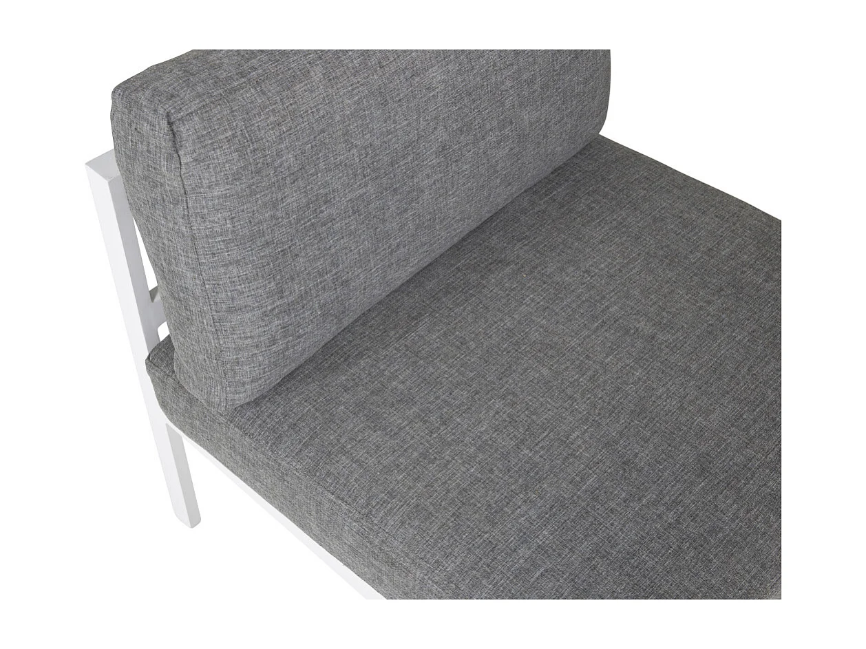 Module Canapé de Jardin "Copacabana" 74cm Blanc