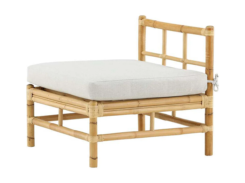 Canapé de Jardin "Cane" 75cm Naturel