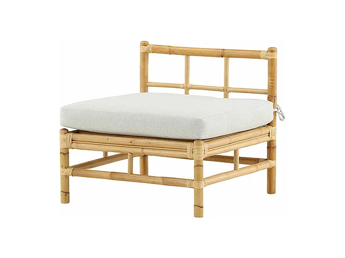 Canapé de Jardin "Cane" 75cm Naturel