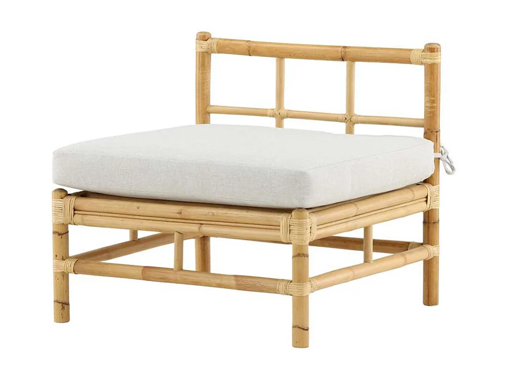 Canapé de Jardin "Cane" 75cm Naturel