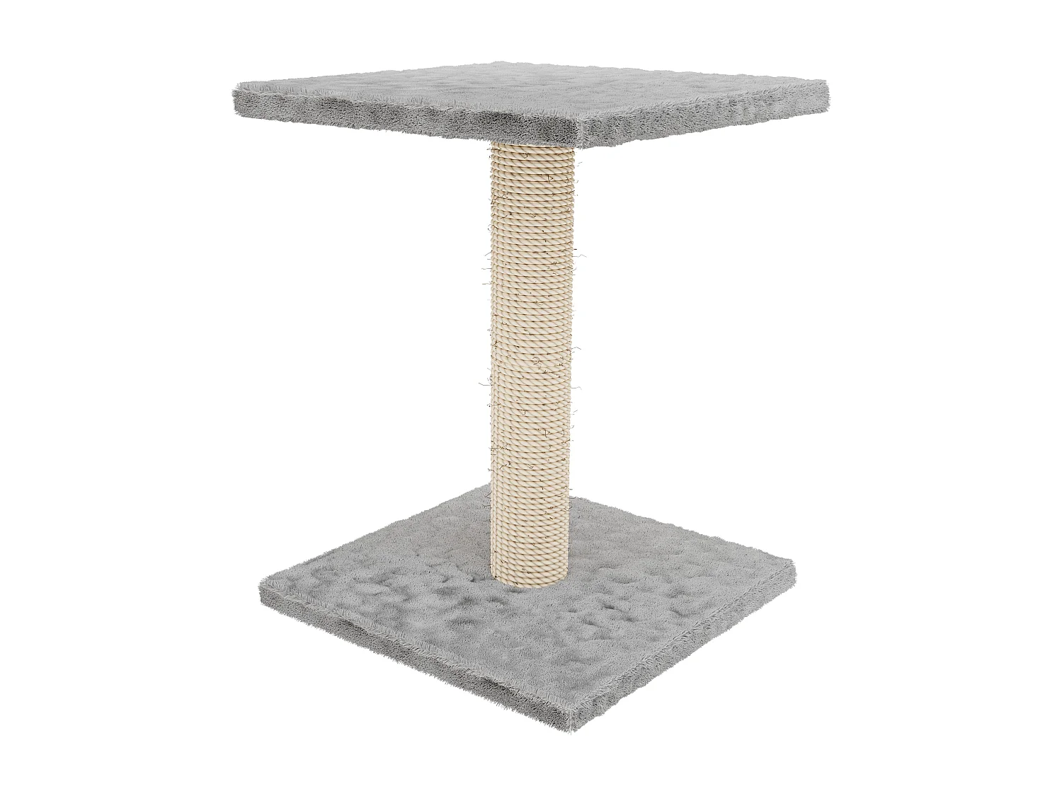 Albero per Gatto con Graffiatoio Cuccia Giocattolo Gatti Parco Giochi Tiragraffi in Sisal Naturale 69 x 40 x 40 cm