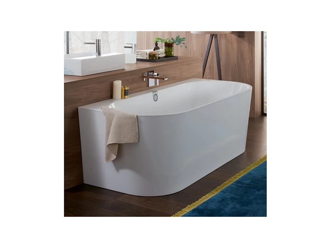 Baignoire îlot 180 x 80 VILLEROY & BOCH Oberon 2.0 blanc brillant