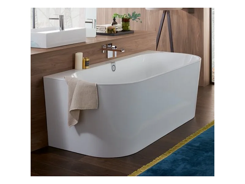 Baignoire îlot 180 x 80 VILLEROY & BOCH Oberon 2.0 blanc brillant