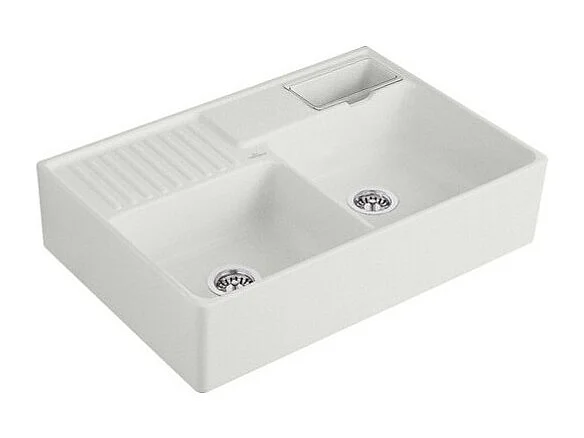 Evier cuisine VILLEROY ET BOCH Tradition Steam CeramicPlus avec vidage automatique