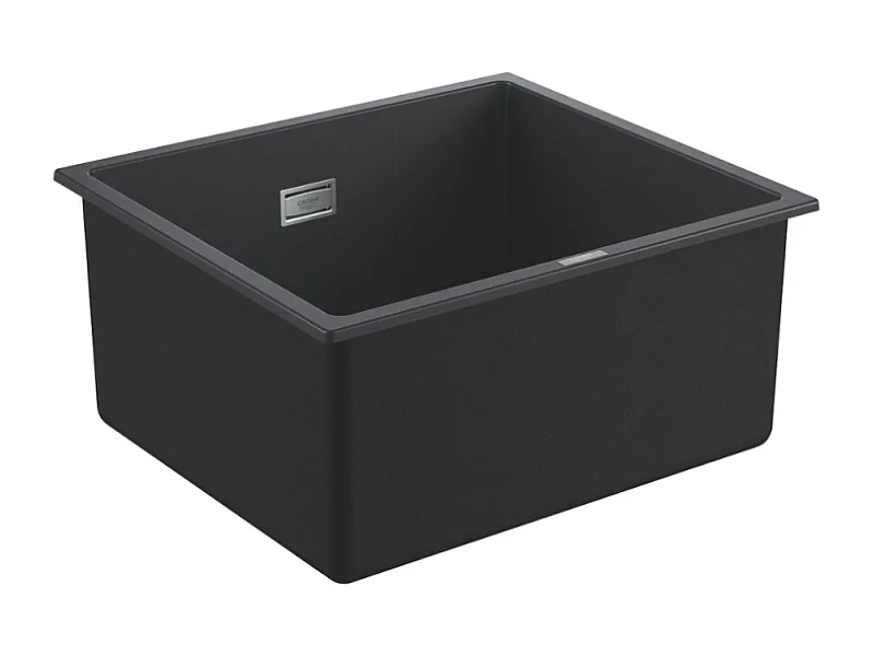 GROHE Evier 1 cuve 457 x 406 mm noir granite quartz composite K700U
