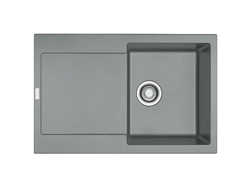 Evier à encastrer 1 bac FRANKE Maris Fragranit avec vidage manuel 78 x 50 cm Stone