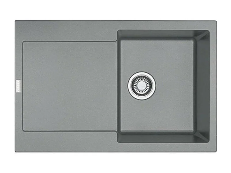 Evier à encastrer 1 bac FRANKE Maris Fragranit avec vidage manuel 78 x 50 cm Stone