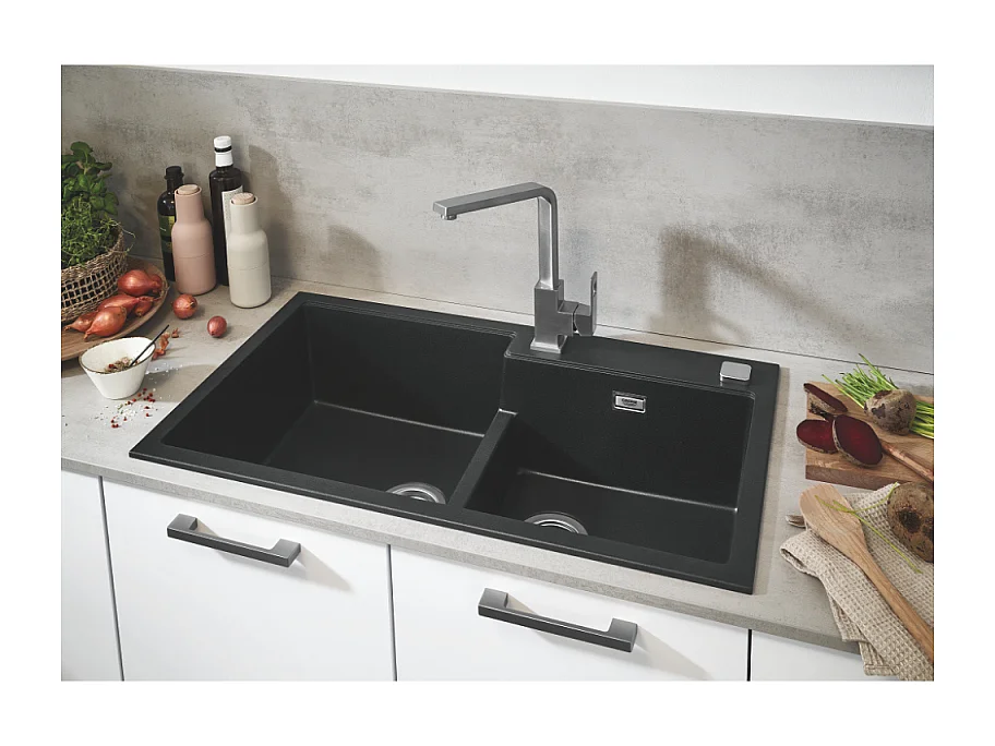 GROHE Evier composite K500 Noir Granite 31649AP0