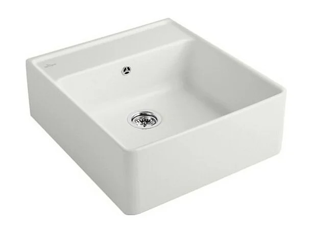 Evier timbre office VILLEROY ET BOCH Tradition Steam CeramicPlus avec vidage manuel