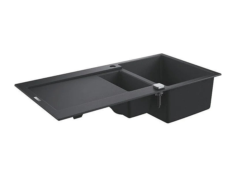 GROHE Evier composite avec égouttoir K500 Noir Granite 31646AP0