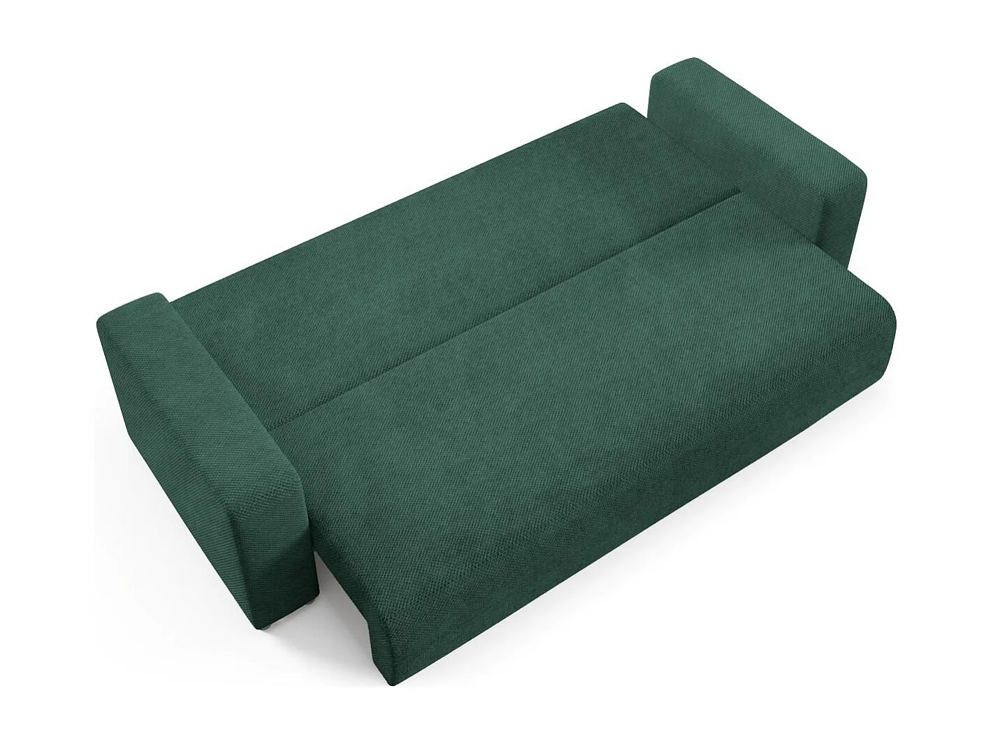 Schlafsofa mit Bettkasten EVORA Grün