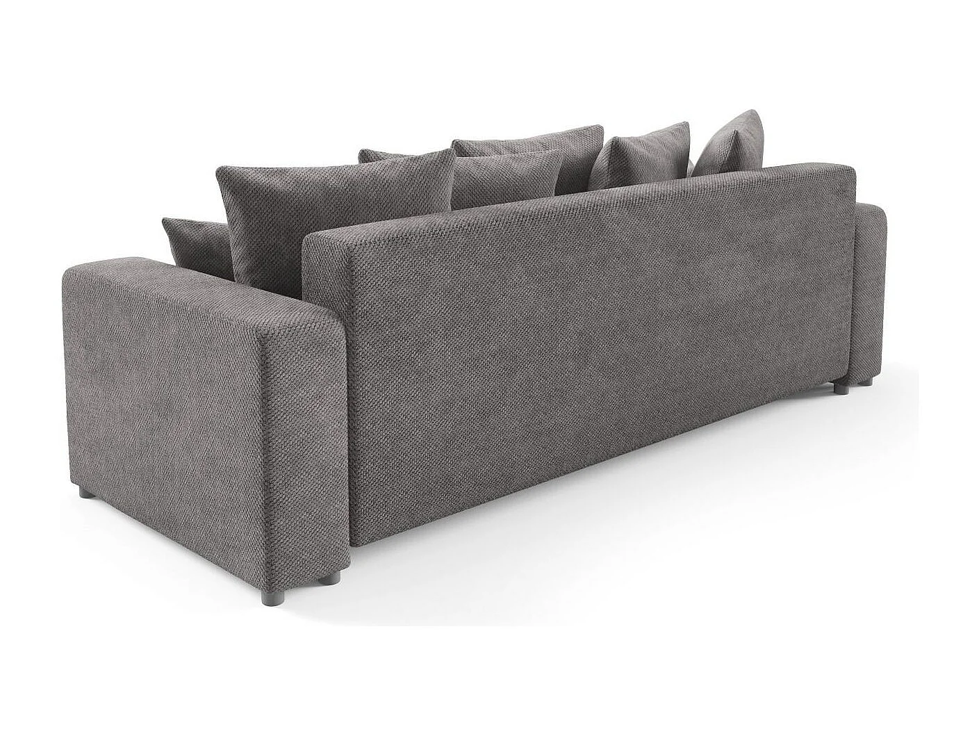 Schlafsofa mit Bettkasten EVORA Grau Anthrazit
