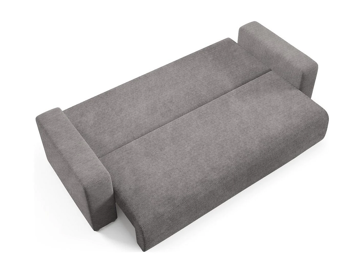 Schlafsofa mit Bettkasten EVORA Grau Anthrazit