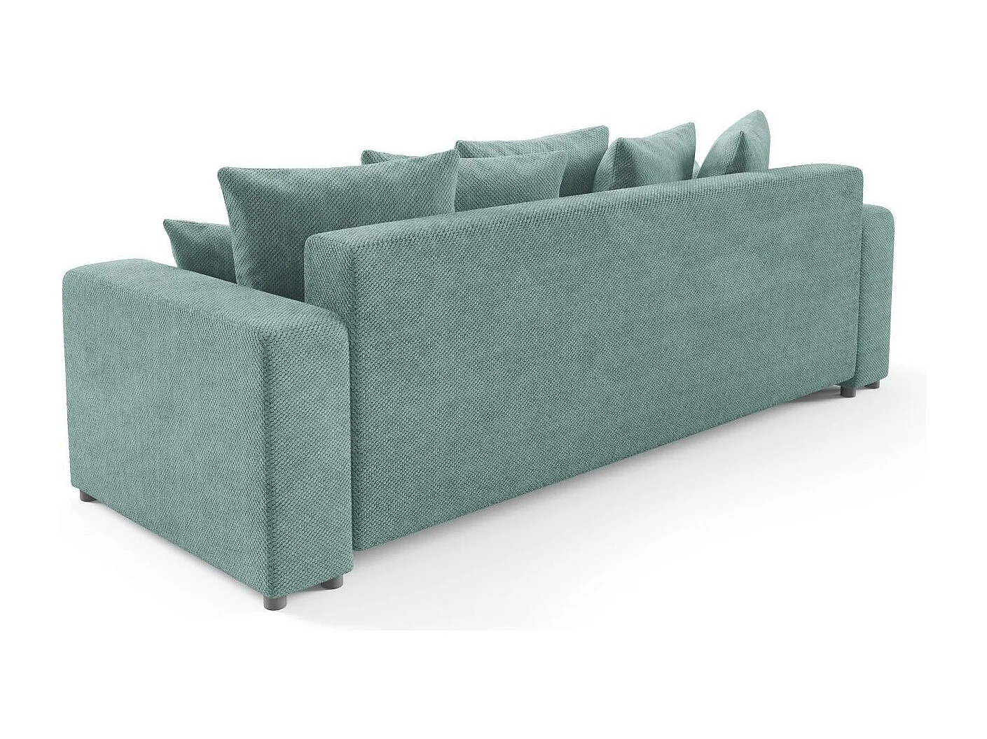 Schlafsofa mit Bettkasten EVORA Türkis