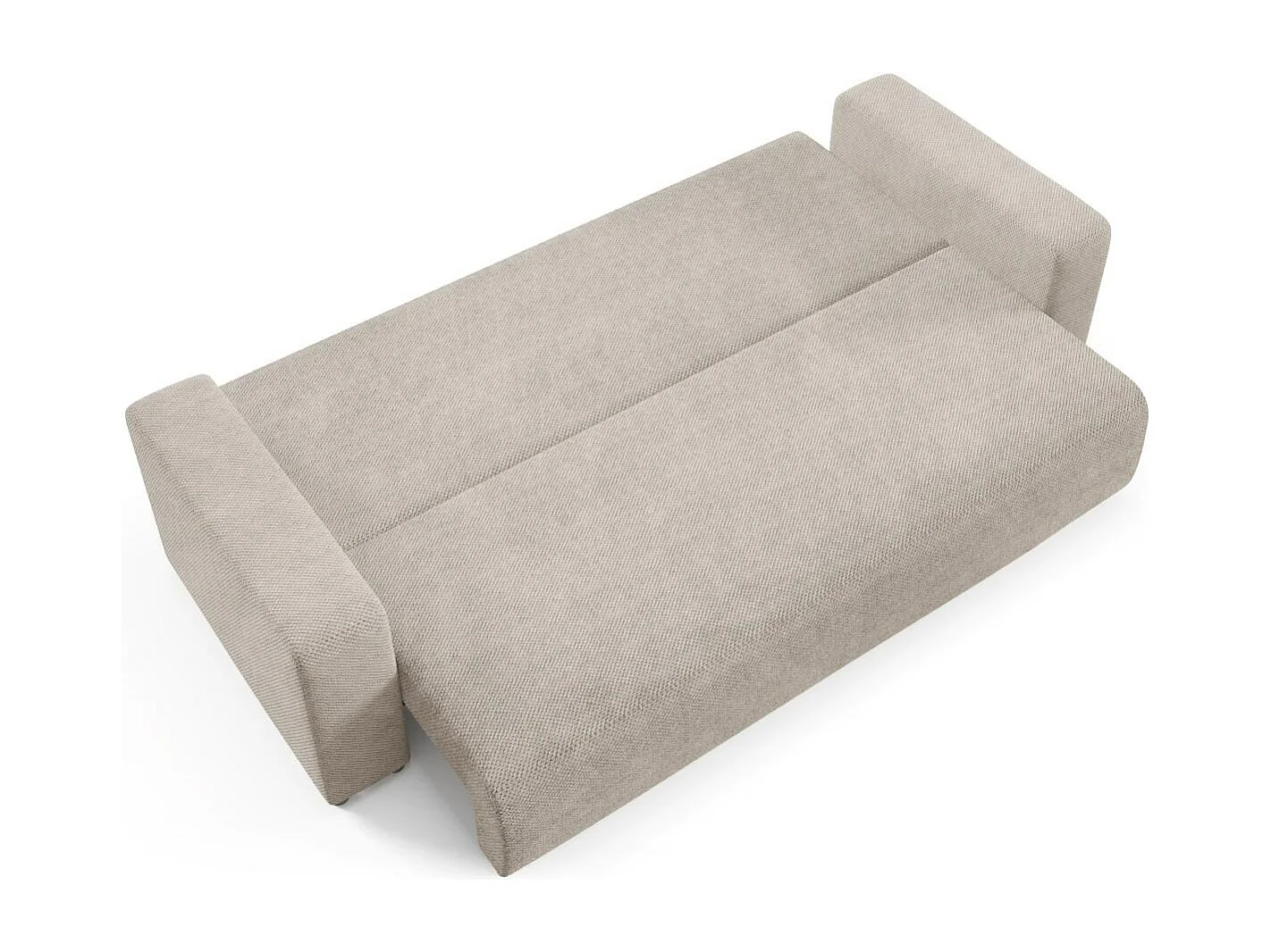 Schlafsofa mit Bettkasten EVORA Beige