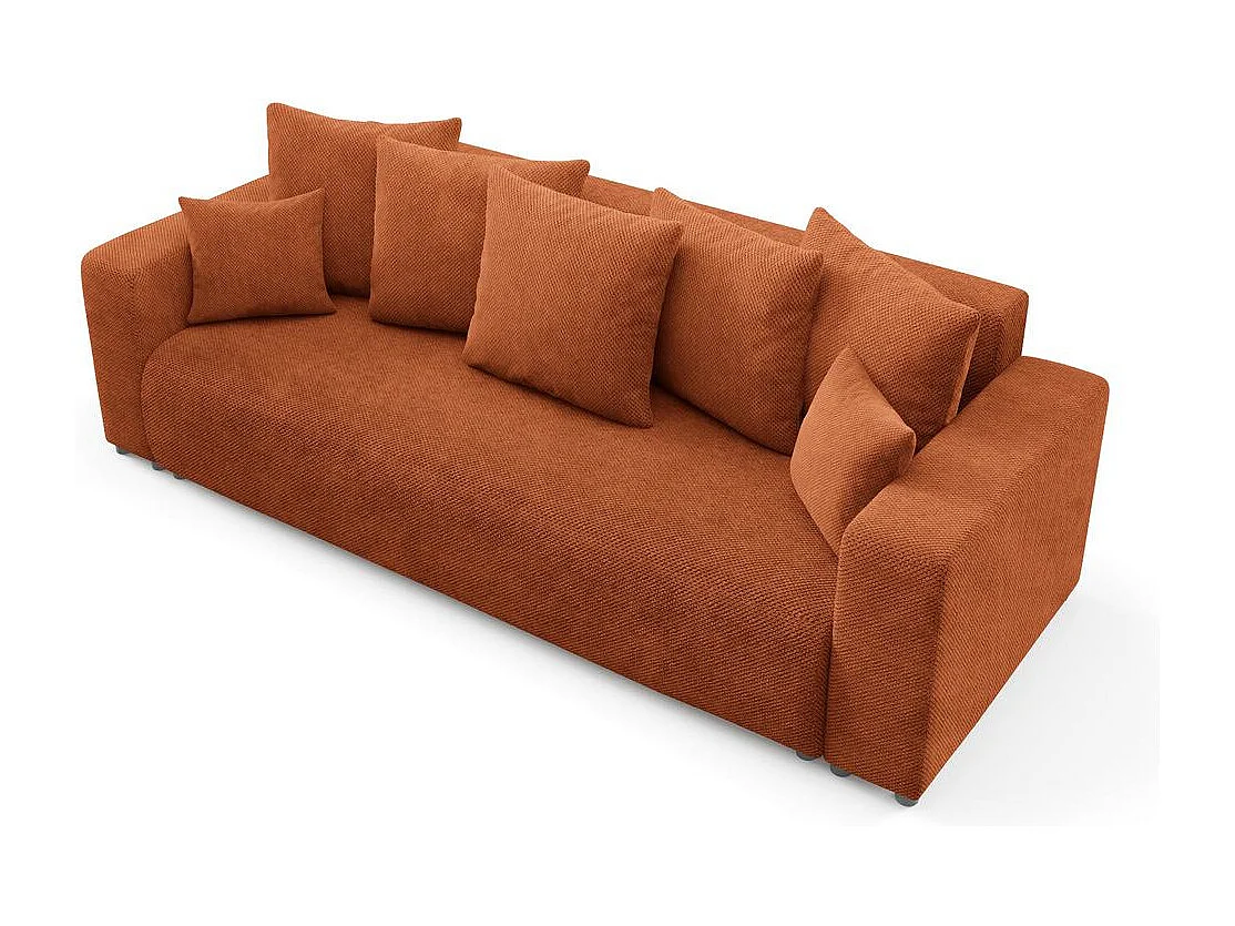 Schlafsofa mit Bettkasten EVORA Kupfer