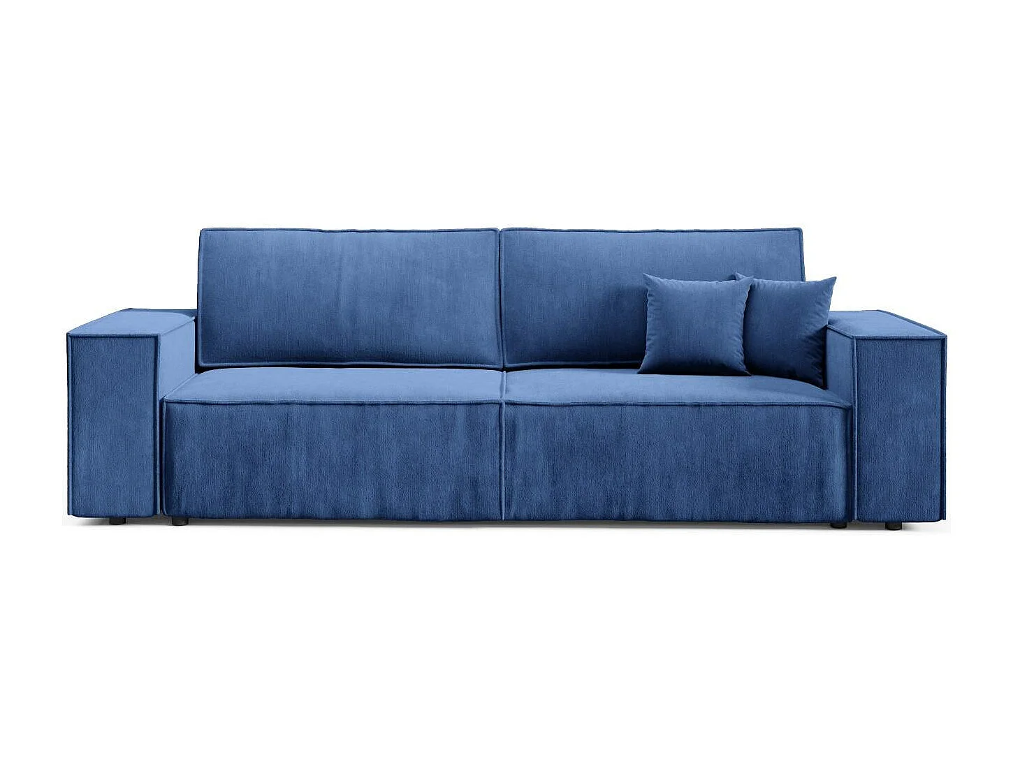 Schlafsofa mit Bettkasten MILLE Mini Blau