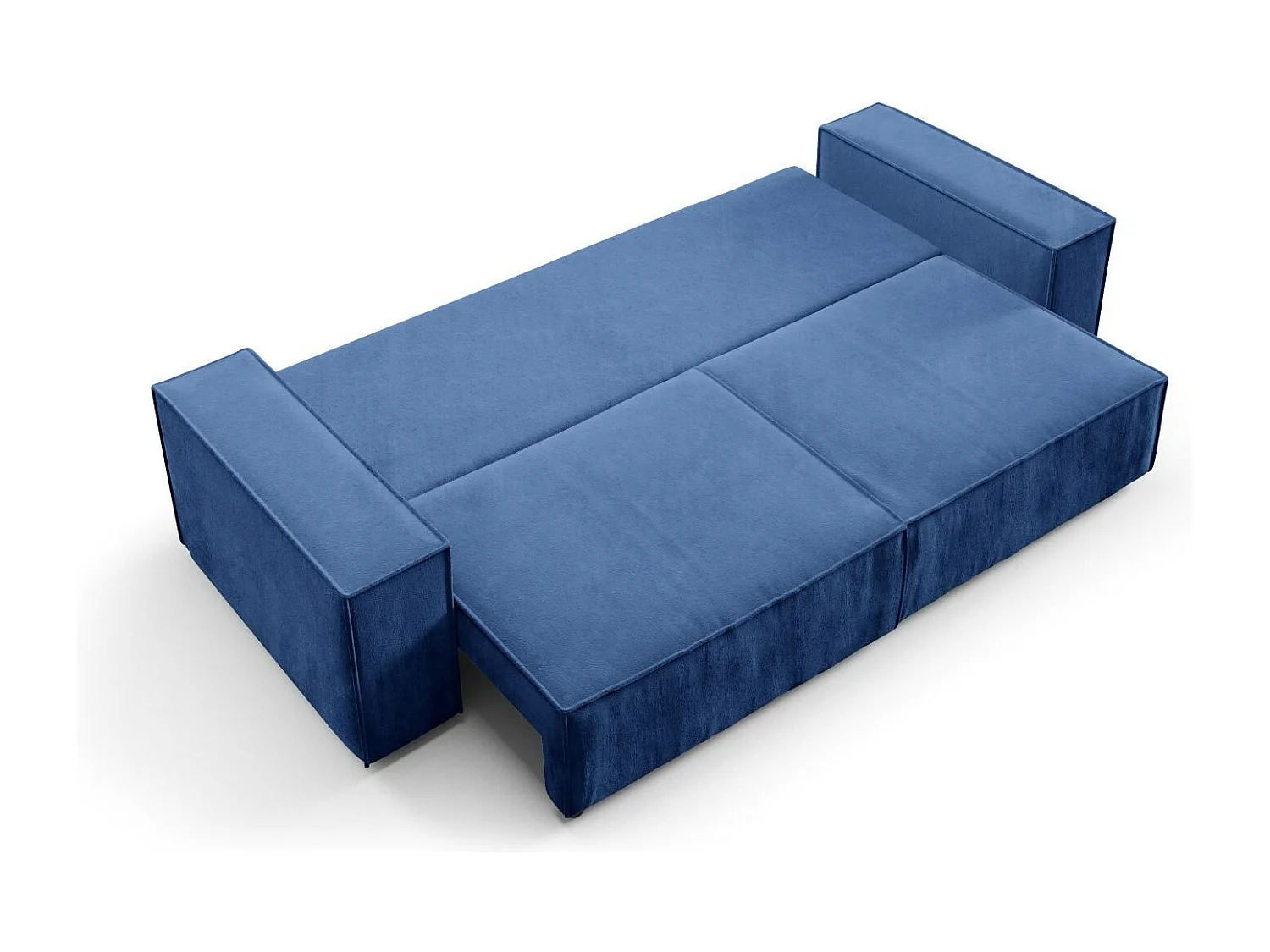 Schlafsofa mit Bettkasten MILLE Mini Blau