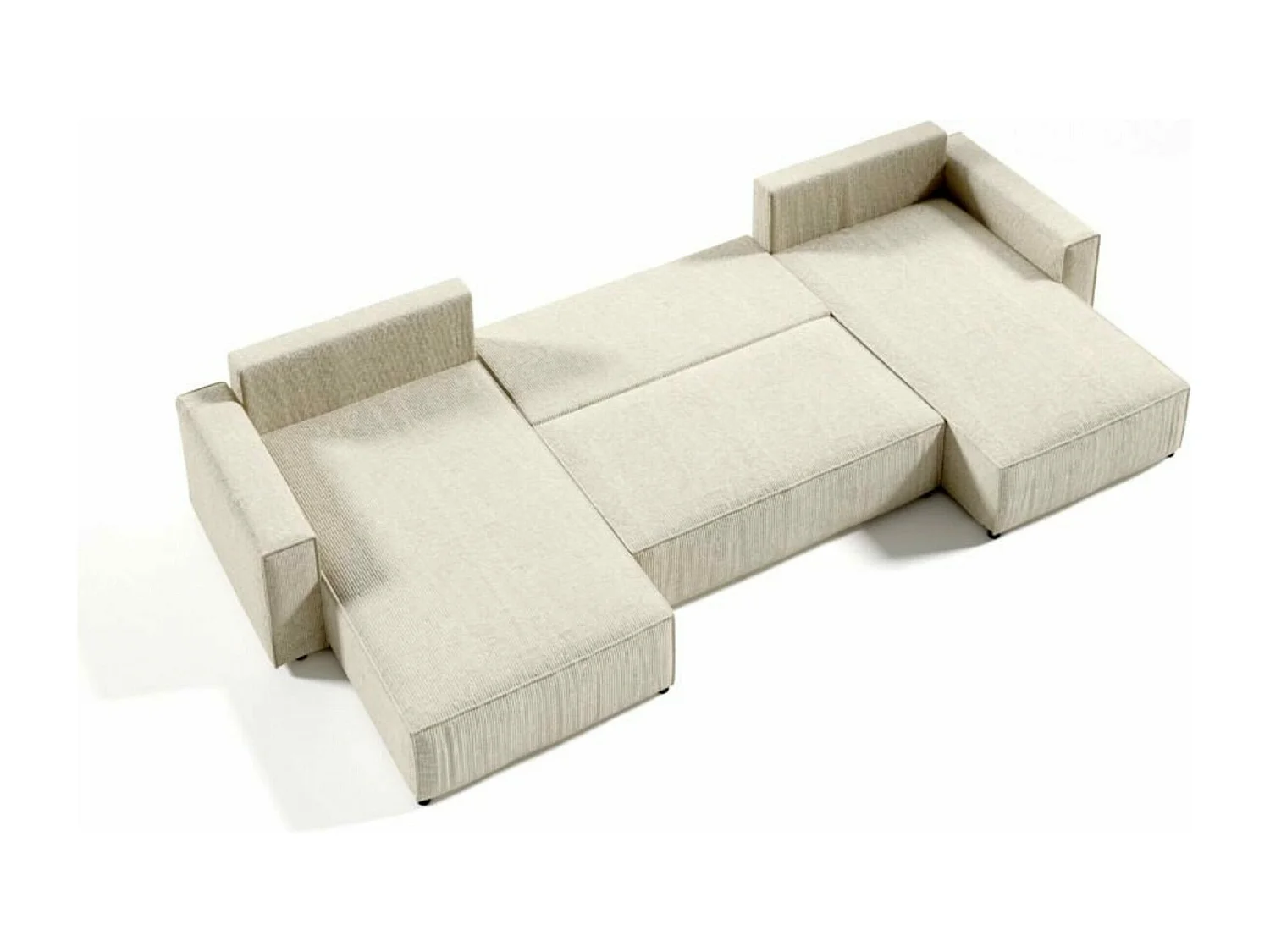 Ecksofa mit Schlaffunktion MILLE U Orange