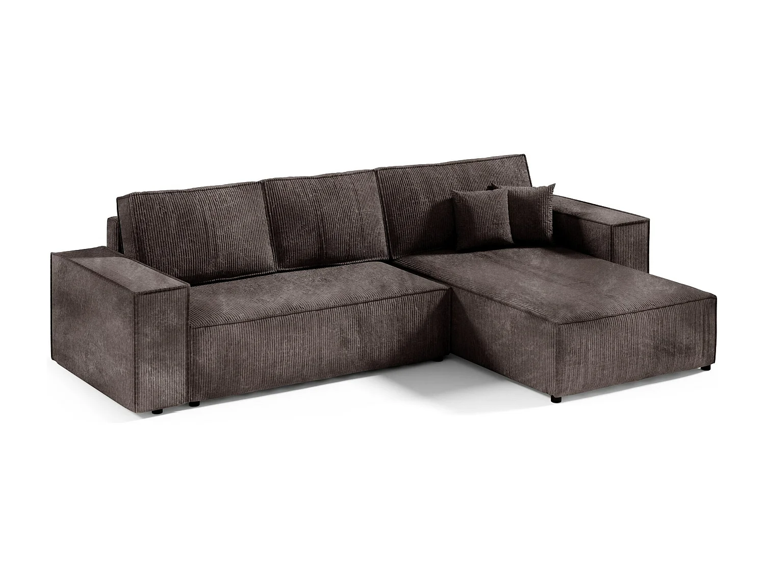 Canapé d'angle convertible MILLE L Braun