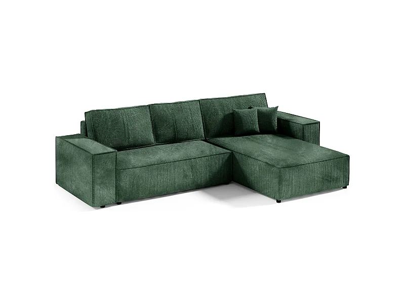 Ecksofa mit Schlaffunktion MILLE L Grüne
