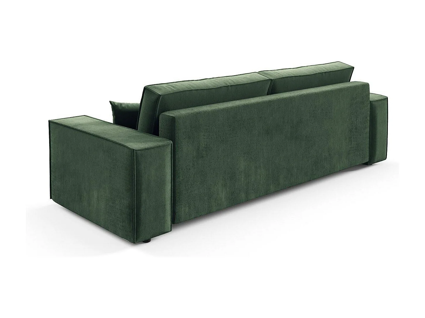 Schlafsofa mit Bettkasten MILLE Mini Grün