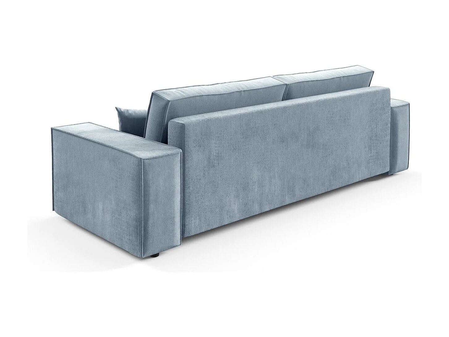 Schlafsofa mit Bettkasten MILLE Mini Himmelblau