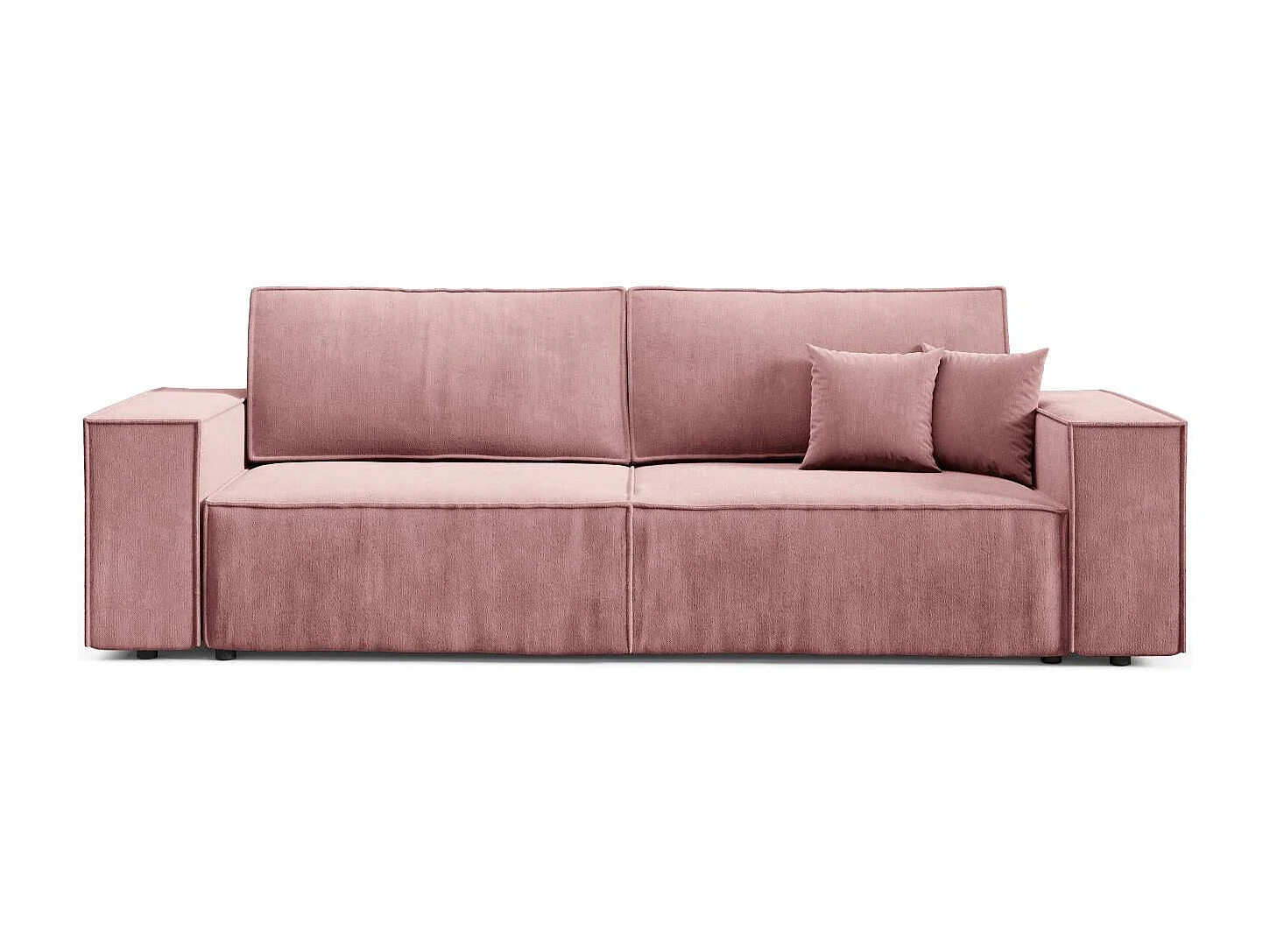Schlafsofa mit Bettkasten MILLE Mini Rose