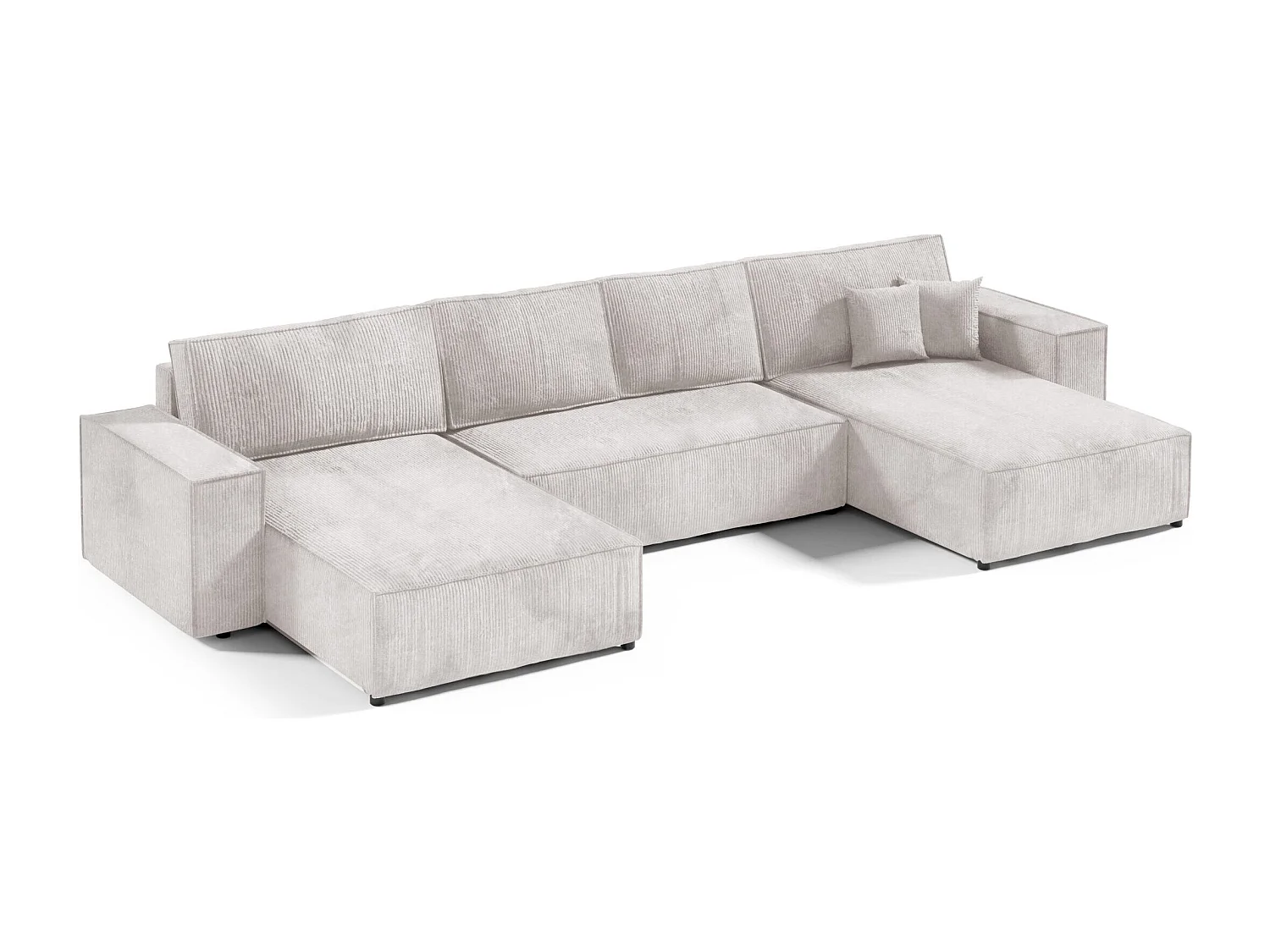 Canapé d'angle convertible MILLE U Creme