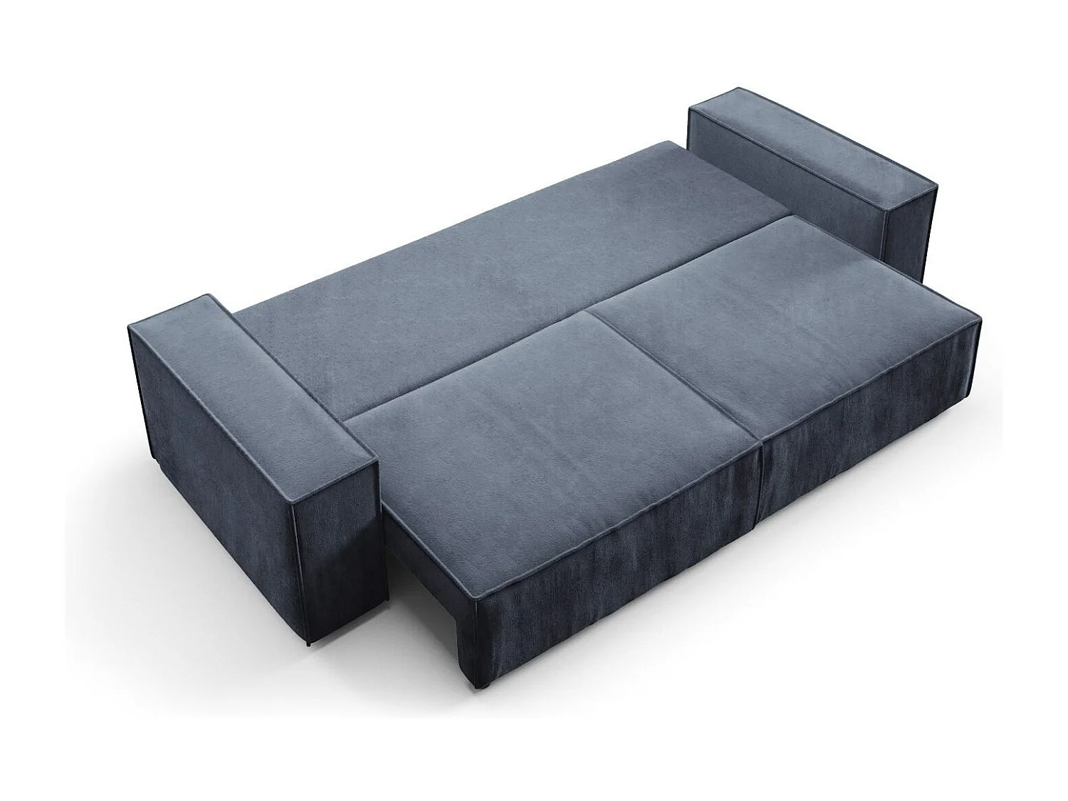 Canapé convertible  MILLE Mini clair Bleu