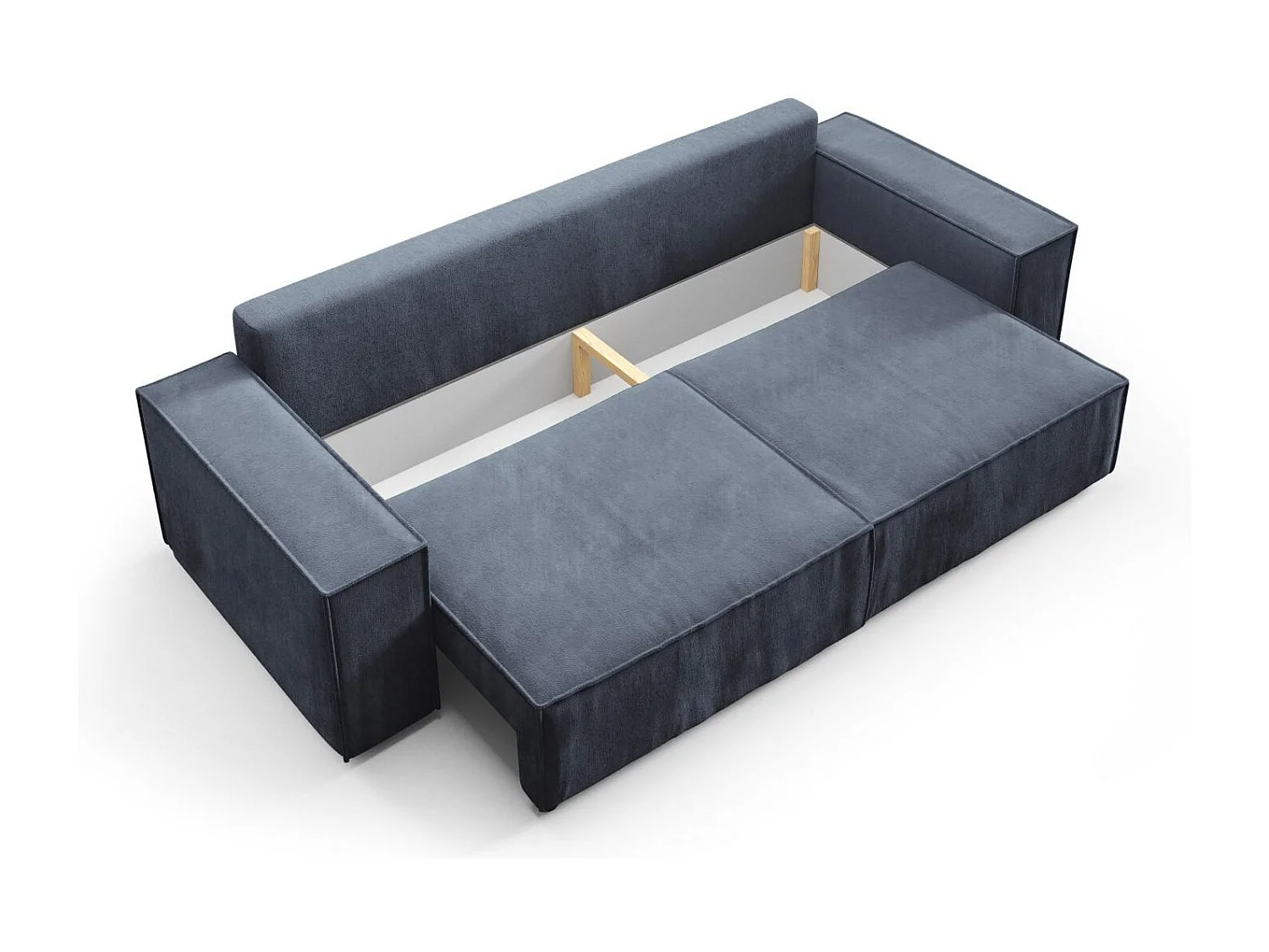 Canapé convertible  MILLE Mini clair Bleu