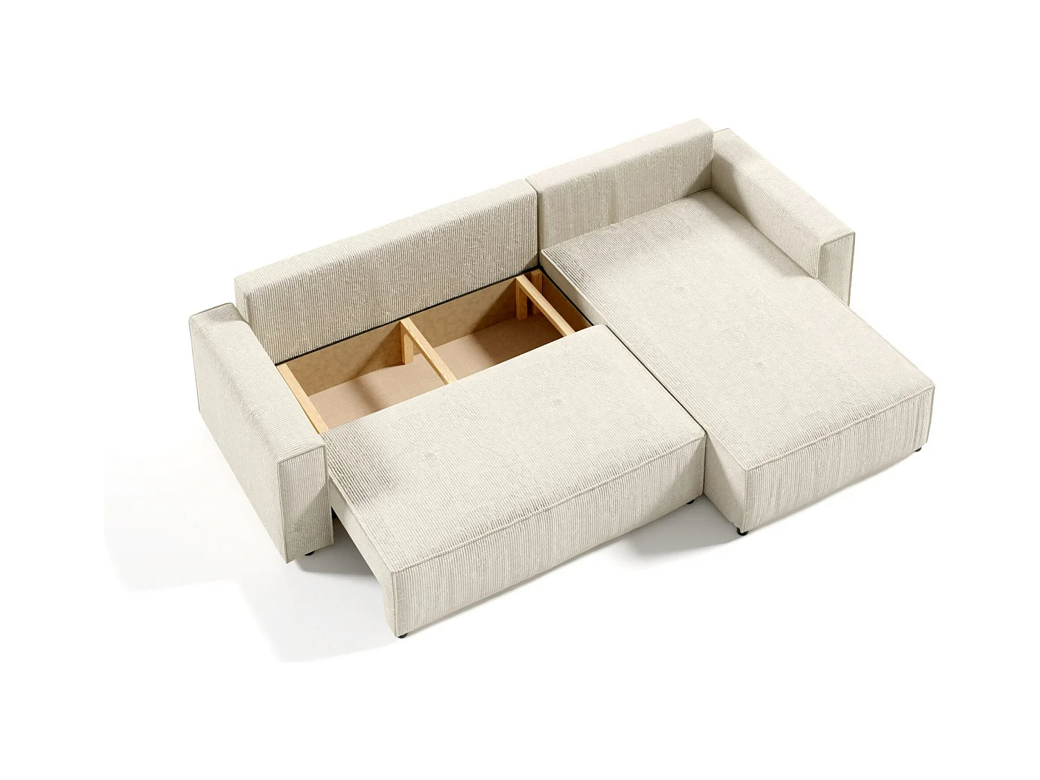 Ecksofa mit Schlaffunktion MILLE L Orange