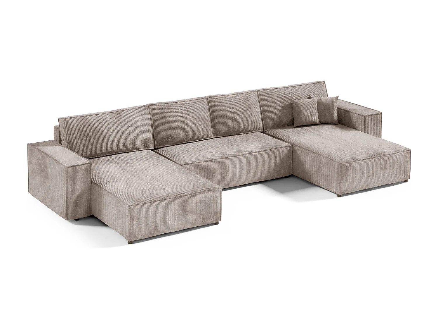 Canapé d'angle convertible MILLE U Beige