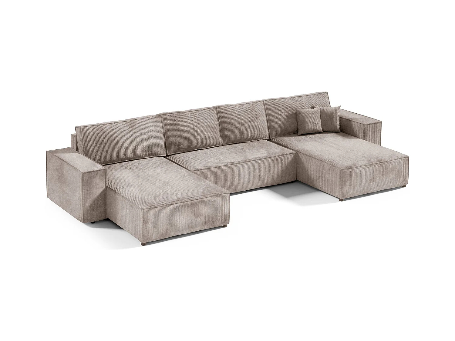Hoekbankbed MILLE U Beige