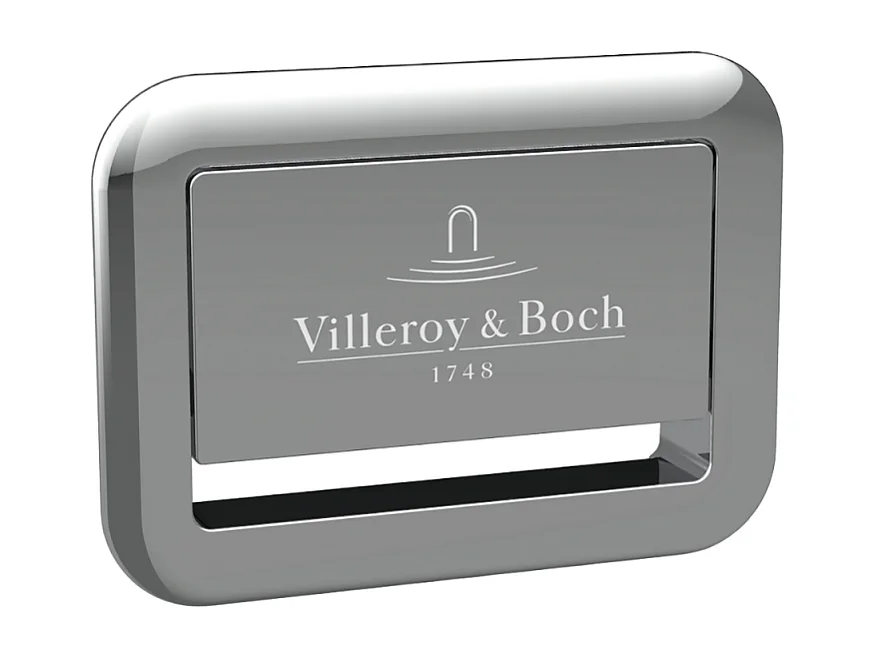 Baignoire droite 160 x 75 VILLEROY & BOCH Collaro acrylique Blanc Mat avec vidage et trop-plein chrome