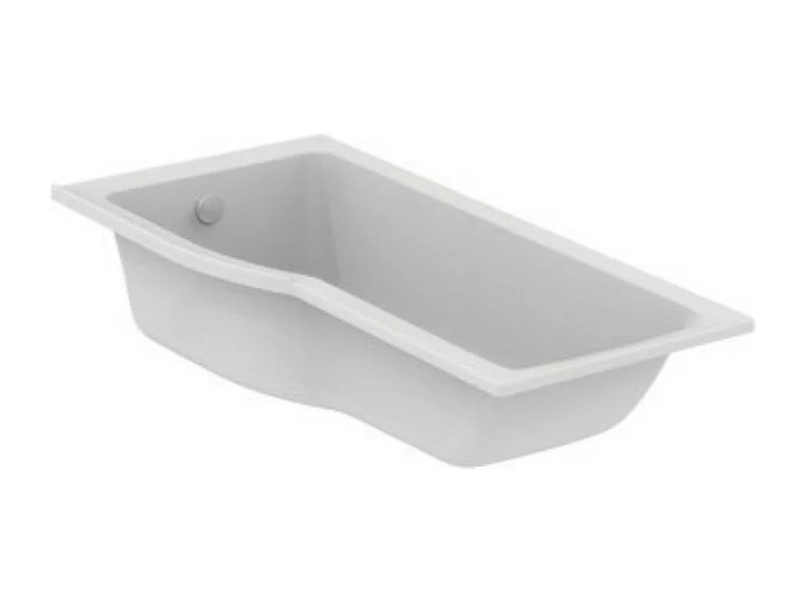 Ideal Standard baignoire pour bain douche 150x80 asymétrique Connect Air droite blanc