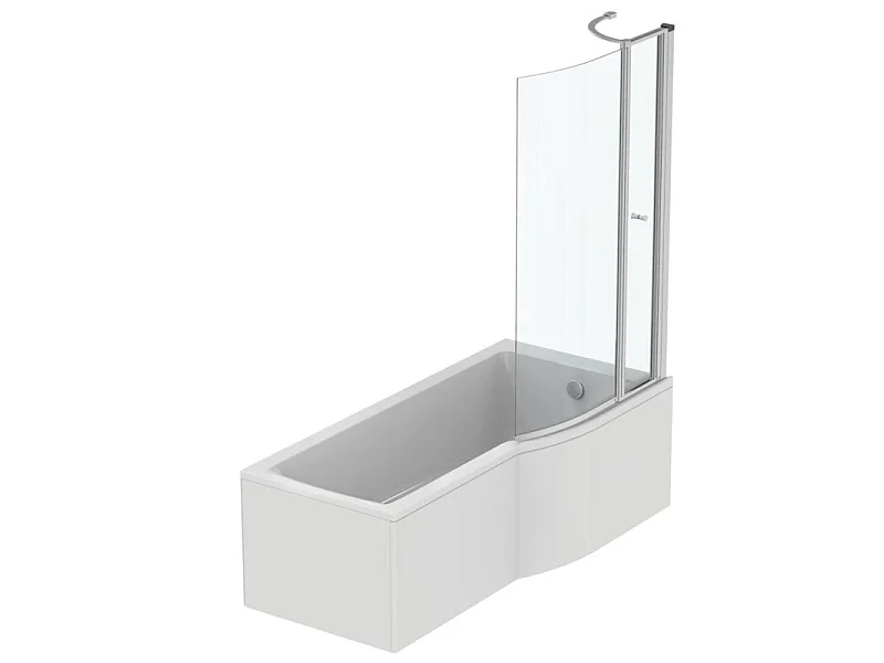 IDEAL STANDARD Baignoire Connect air 170 X 80 avec Pare Bain avec volet asymétrique droite