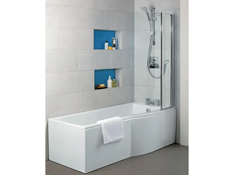IDEAL STANDARD Baignoire Connect air 170 X 80 avec Pare Bain avec volet asymétrique droite