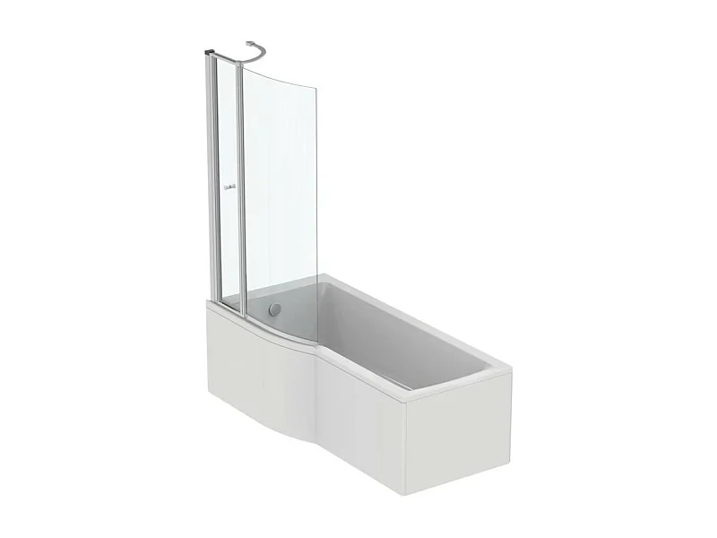 IDEAL STANDARD Baignoire Connect air 170 X 80 avec pare Bain, tablier frontal et lateral asymétrique gauche