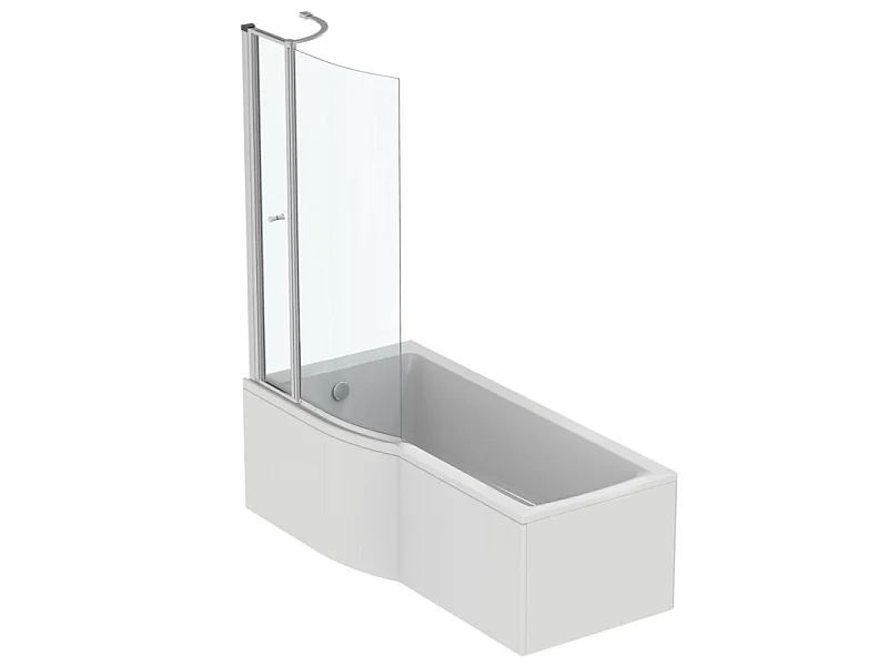 IDEAL STANDARD Baignoire Connect air 150 X 80 avec Pare Bain avec volet asymétrique gauche