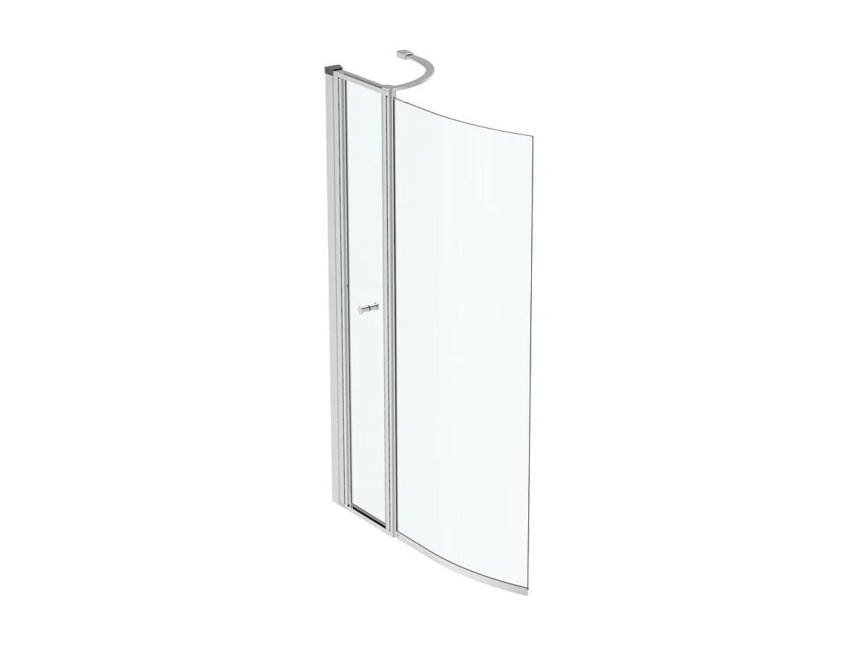 IDEAL STANDARD Baignoire Connect air 170 X 80 avec pare bain avec volet, tablier frontal et lateral asymétrique droite
