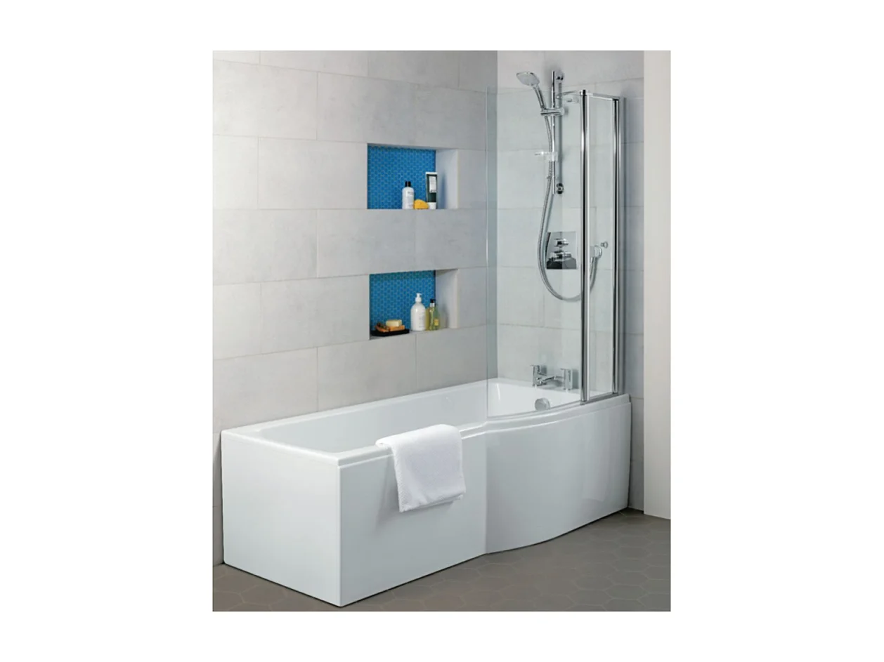 IDEAL STANDARD Baignoire Connect air 170 X 80 avec pare Bain  avec volet asymétrique gauche