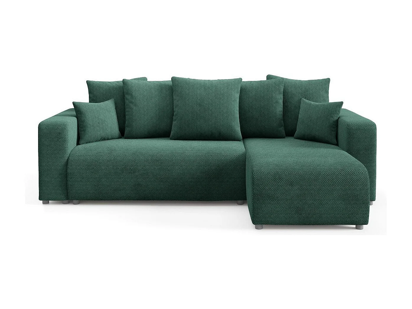 Canapé d'angle convertible EVORA L Vert