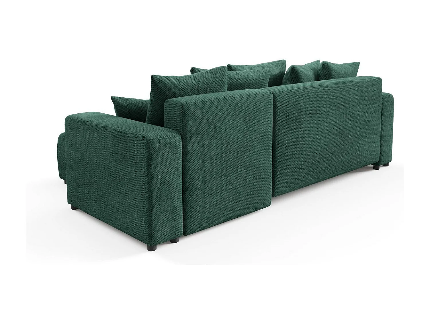 Canapé d'angle convertible EVORA L Vert