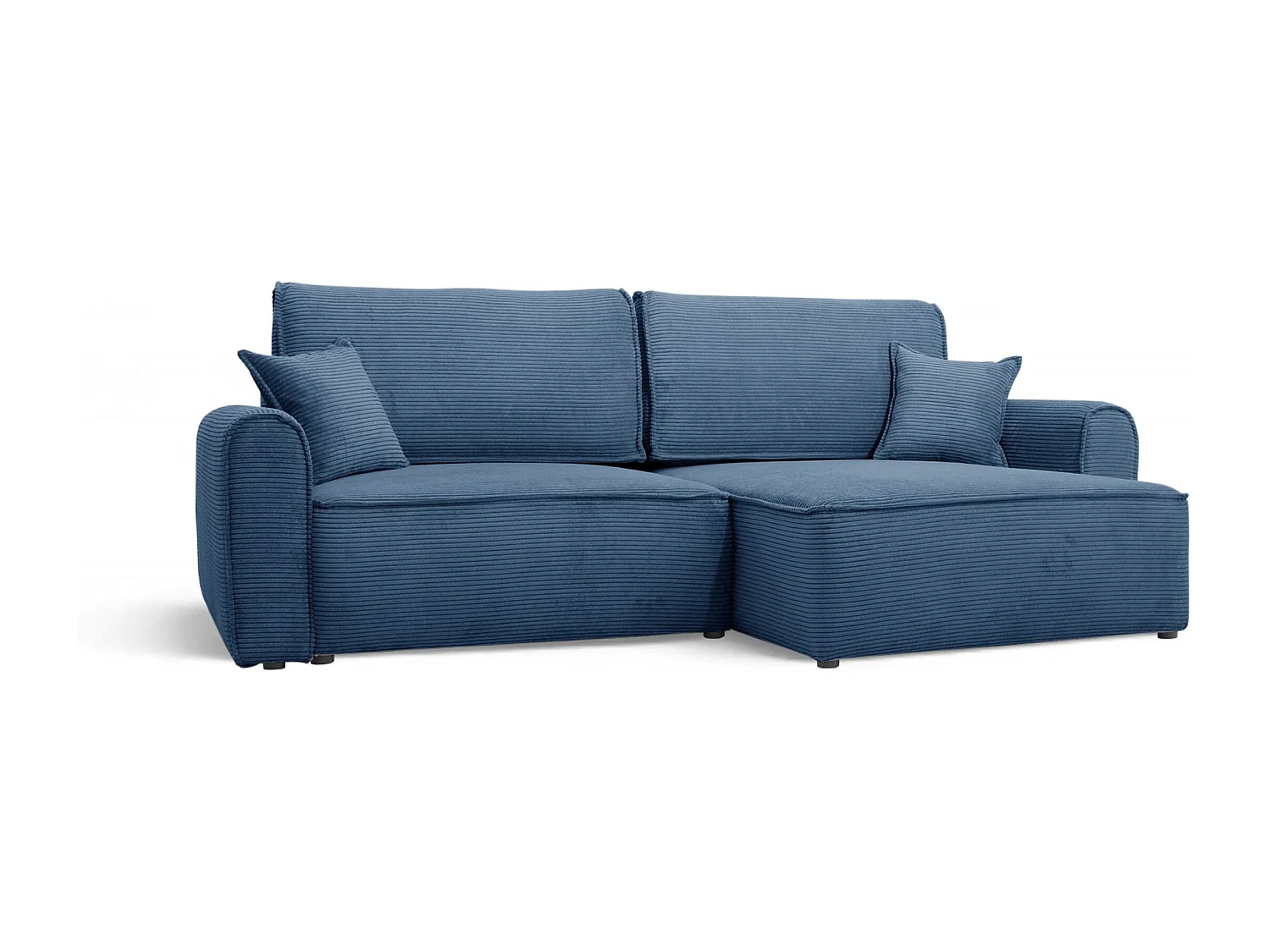 Canapé d'angle convertible MARTIN Bleu