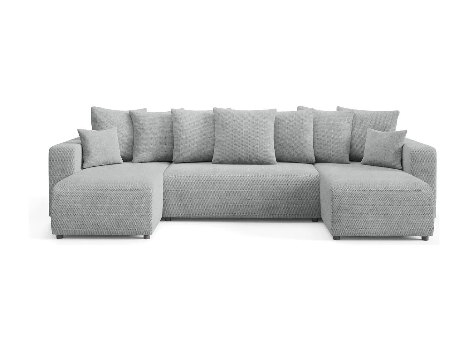 Canapé d'angle convertible EVORA U Gris