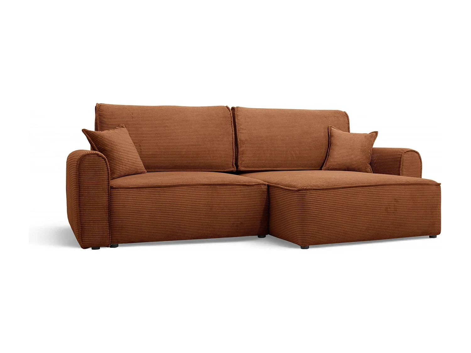 Ecksofa mit Schlaffunktion MARTIN Kupfer